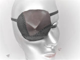 UNISEX HANDMADE EYE PATCH, "CAPTAIN KIDD"/ GENUINE LEATHER/ONLY 1/HIGH FASHION/ EYE CARE