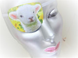 UNISEX HANDMADE EYE PATCHES "FARM LAMBS"/2 STYLES/ eye care/ cataract aid/ health & beauty