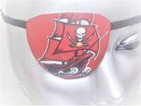 UNISEX HANDMADE EYE PATCH "TAMPA BAY BUCCANEERS/ vision aid, cataract aid, NFL THEME