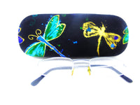 DragonflyHandmade hard eyeglass case "DAINTY DRAGONFLY" accessory case/ chic design/ bag or purse item/ 3 STYLES