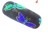DragonflyHandmade hard eyeglass case "DAINTY DRAGONFLY" accessory case/ chic design/ bag or purse item/ 3 STYLES