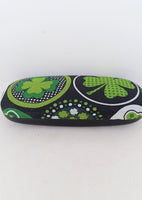 UNISEX HANDMADE HARD EYEGLASS CASE "ST. PATRICK"/ Irish heritage/ vision accessory