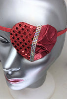 WOLMEN'S EYE PATCH "ST. VALENTINE"/ ONLY 1/ high fashion/ evening wear/ vision aid