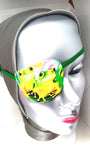 UNISEX EYE PATCH, "FROG THEME:/ 2 STYLES/HANDMADE/EYE CARE/ STYLISH