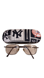 Unisex Adult NY Yankee eyeglass case/  /bags purses/accessory cases/glasses cases/sunglasses/eyewear