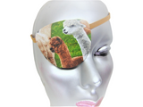 Unisex handmade cotton eye patch/ LLAMA theme/ vision aid/ health & beauty/cataract aid/ocular aid