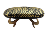 Woman's handmade eyeglass case, "The Artemis"/vision accessory/metallic look/health & beauty