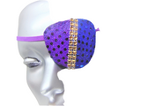 WOMAN'S EYE PATCH "OBSESSION"/ handmade: seqiin fabric, rhinestones/ eye care/ ONLY 1