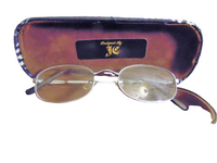 Woman's handmade eyeglass case "FLEUR DE LIS"/ vision accessory/ unique design/ European theme