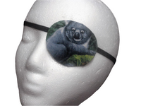 Child's eye patch, "KUTSY KOALA" made from 100% cotton / ideal for either eye/vision care