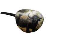 Man's handmade eye patch "EL TORO" theme-vision care-eye wear aid-health & beauty-cataract aid