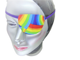 Unisex handmade gay pride eye patch with Rainbow theme /vision care /eye treatments/2 STYLES