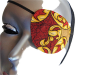 Woman's handmade eye patch "Fleur-de-lis"/ health & beauty