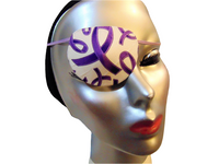 Unisex handmade eye patch "CANCER CURE SYMBOL"/eye care /health & beauty/cataract aid/Inspirational