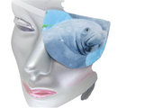 UNISEX HANDMADE EYE PATCH/MANATEE THEME/eye care/cataract aid/cotton