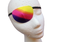 Unisex handmade gay pride eye patch with Rainbow theme /vision care /eye treatments/2 STYLES