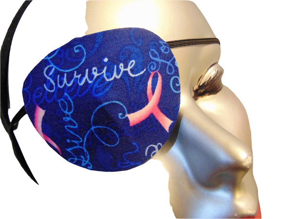 Unisex handmade eye patches "INSPIRATION"/ 2 Styles: Courage; Support;/ eye care/ ocular aid