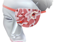 WOMAN'S EYE PATCH "FRILLY LACE"/ designer fashion/eye care/ health & beauty/3 stykes