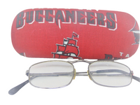 UNISEX HANDMADE EYEGLASS CASE "TAMPA BAY BUCCANEERS" vision accessory, NFL theme