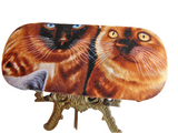 Unisex handmade hard eyeglass cases "CURIOUS CATS" /vision accessory/health & beauty/CAT THEME