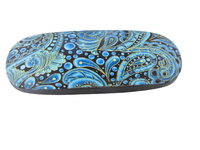 ADULT HANDMADE EYEGLASS CASE "PAISLEY PARTY" accessory case, vision aid, chic