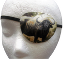 Man's handmade eye patch "EL TORO" theme-vision care-eye wear aid-health & beauty-cataract aid