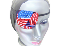 Unisex eye patches, "OLD GLORY"/  handmade / 2 styles/health & beauty/vision care /one size all