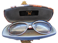unisex hard eyeglass case with a SOUTHWEST THEME /bags and purse item/ health & beauty