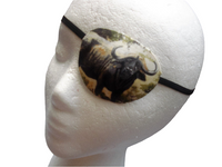 Man's handmade eye patch "EL TORO" theme-vision care-eye wear aid-health & beauty-cataract aid