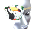EYE PATCHES "RAINFOREST BIRDS"/ 2 STYLES/ handmade/ cotton/ eye care/ cataract aid/ stylish