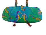 unisex handmade hard eyeglass case/Seahorse theme/vision accessory/health & beauty
