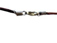 woman's handmade necklace/radiolaria stone