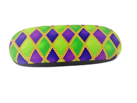 UNISEX HANDMADE HARD EYEGLASS CASE "CURIOSITY"/ vision accessory/ eye-catching design