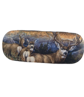 Unisex handmade hard eyeglass case "DEER FAMILY"/ vision accessory/health & beauty/ ocular aid