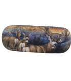 Unisex handmade hard eyeglass case "DEER FAMILY"/ vision accessory/health & beauty/ ocular aid