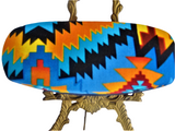 Unisex handmade hard eyeglass case/ "The SANTA FE"/vision accessory. bag or purse item/Art Nouveau