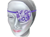 WOMAN'S EYE PATCH "FRILLY LACE"/ designer fashion/eye care/ health & beauty/3 stykes