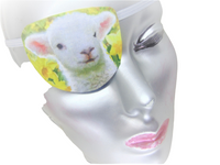 UNISEX HANDMADE EYE PATCHES "FARM LAMBS"/2 STYLES/ eye care/ cataract aid/ health & beauty