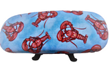 Unisex hard eyeglass case/ Lobster theme/ vision accessory/ bag or purse item/ health & beauty/