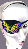 WOMAN'S HANDMADE EYE PATCHES "COLORFUL BUTTERFLIES"/ fashion eye patch/ vision aid/ 3 STYLES