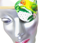 EYE PATCHES "RAINFOREST BIRDS"/ 2 STYLES/ handmade/ cotton/ eye care/ cataract aid/ stylish