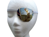 Man's handmade eye patch-GOLF THEME, vision accessory, vision  care /2 styles / cataract aid