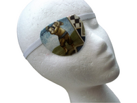 Man's handmade eye patch-GOLF THEME, vision accessory, vision  care /2 styles / cataract aid