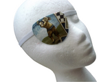 Man's handmade eye patch-GOLF THEME, vision accessory, vision  care /2 styles / cataract aid