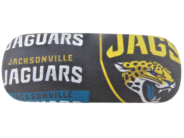 HARD EYEGLASS CASE "JACKSONVILLE JAGUARS THEME/ NFL theme/ vision accessory/handmade