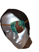 Unisex handmade eye patch cases/"MUSICAL ENSEMBLE"/ Music motif//vision accessory
