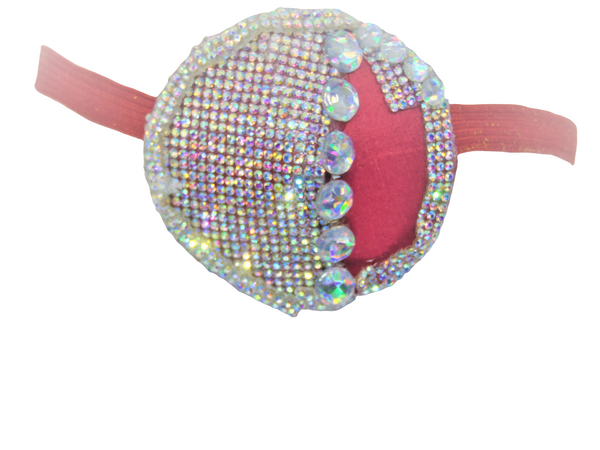 CONVEX EYEPATCH "VENUS"/ handmade: rhinestones, gemstones/ haute couture/ eye care/ fashion accessory/ONLY 1