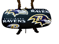 Unisex handmade hard eyeglass case/ BALTIMORE RAVENS theme/bags & purses/health & beauty