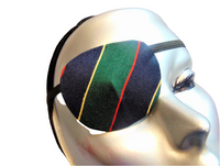 Man's handmade eye patch "THE AMBASSADOR"/eye care/cataract aid/ pink eye aid/ blind eye aid