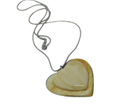 Woman's pendant necklace"TANQUERY"/handmade: bone, horn/high fashion/ ONE OF A KIND